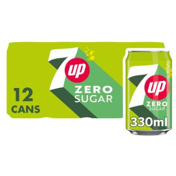 7UP Zero Sugar Great Value Pack 12 x 330ml