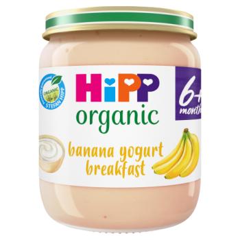 HiPP Organic Banana Yogurt Breakfast 6+ Months 125g