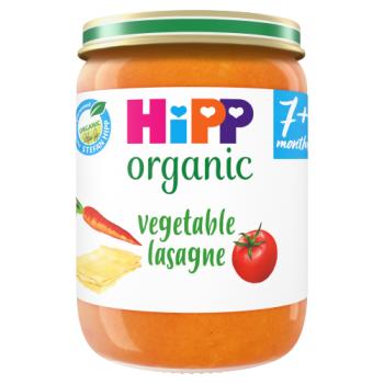 HiPP Organic Vegetable Lasagne Baby Food Jar 7+ Months 190g