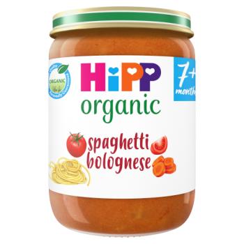 HiPP Organic Spaghetti Bolognese Baby Food Jar 7+ Months 190g