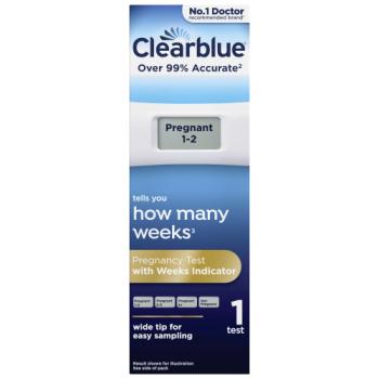 Clearblue Pregnancy Test Digital with Weeks Indicator, 1 Digital Test