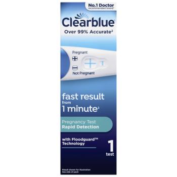 Clearblue Pregnancy Test, Rapid Detection, Result As Fast As 1 Minute, 1 Test