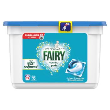 Fairy Non Bio Pods Washing Liquid Capsules 19 Washes
