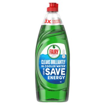Fairy Platinum Quickwash Original Washing Up Liquid With Up To 3x Faster Tough Grease Cleaning 625ml