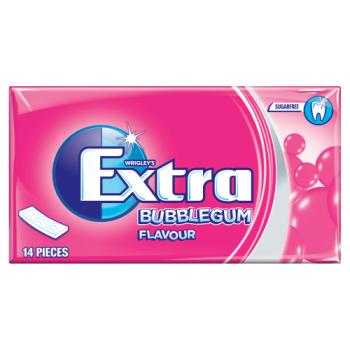 Extra Bubblegum Chewing Gum Sugar Free 14 Sticks