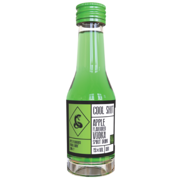 Cool Shot Apple Flavoured Vodka Spirit Drink 20ml 