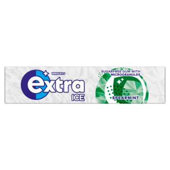 Extra Ice Spearmint Chewing Gum Sugar Free 10 Pieces