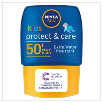 NIVEA SUN Kids Protect & Care Pocket Size Sunscreen Lotion SPF50+ 50ml 