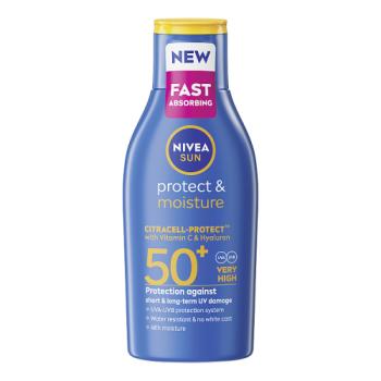 NIVEA SUN Protect & Moisture Lotion Travel size sun cream SPF50+ 100ml