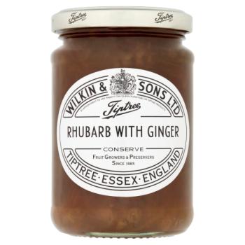 WILKIN & SONS LTD Tiptree Rhubarb with Ginger Conserve 340g