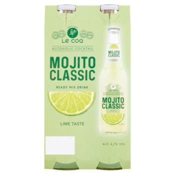 Le Coq Mojito Classic Alcoholic Cocktail 4 x 0.33L (1.32L)