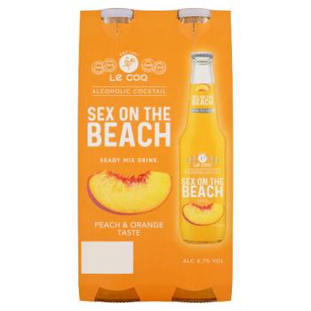 Le Coq Sex on the Beach Peach & Orange Taste Alcoholic Cocktail 0,33L