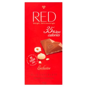Red Exclusive Milk Chocolate Hazelnut & Macadamia 100g