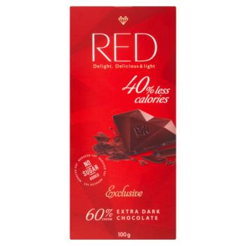 Red Exclusive Extra Dark Chocolate 100g