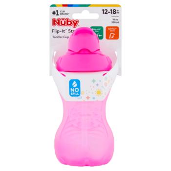 Nûby Flip-It Straw Toddler Cup 300ml 12-18m+