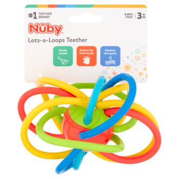 Nûby Lots-a-Loops Teether 3m+