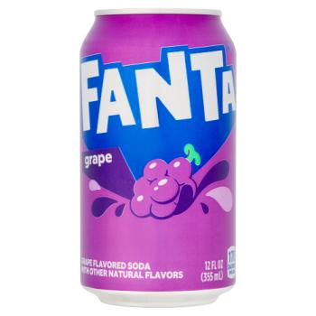 Fanta Grape Flavoured Soda 355ml