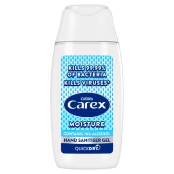 Carex Antibacterial Hand Sanitiser Gel Moisture 50ml