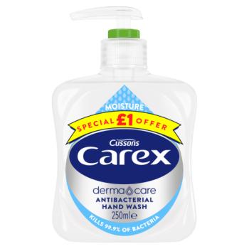 Carex Dermacare Moisture Antibacterial Hand Wash 250ml