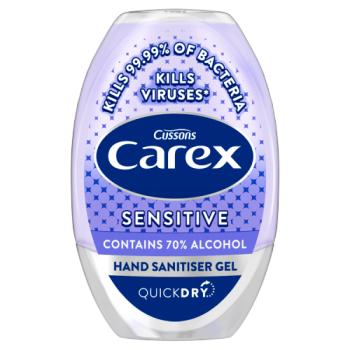 Carex Sensitive Antibacterial Hand Gel 50ml