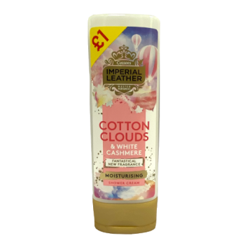 Imperial Leather Cotton Clouds & White Cashmere Moisturising Shower Cream 250ml PM £1  