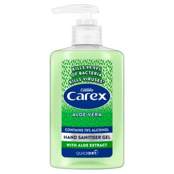 Carex Anti-bacterial Hand Sanitiser Gel Aloe Vera 300ml