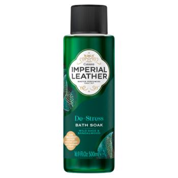 IMPERIAL LEATHER De-Stress Bath Soak Wild Sage & Sandalwood 500ml