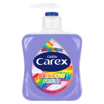 Carex Fun Edition Rainbow Fruits Caring Hand Wash Antibacterial 250ml
