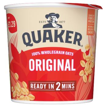 Quaker Oat So Simple Original Porridge Pot RRP £1.29 PMP 45g
