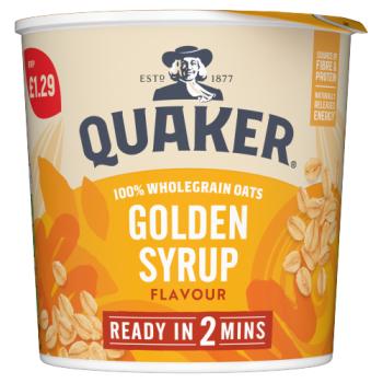 Quaker Oat So Simple Golden Syrup Porridge Pot RRP £1.29 PMP 57g