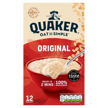 Quaker Oat So Simple Original Big Pack Porridge Sachets 12x27g
