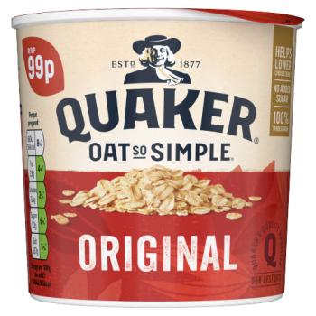Quaker Oat So Simple Original Porridge Pot 45g