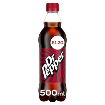 Dr Pepper 500ml PMP £1.20