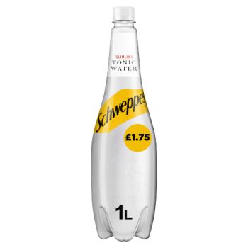 Schweppes Slimline Tonic Water 1L PMP £1.75