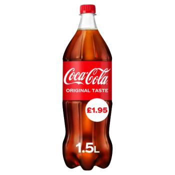 Coca Cola 1.5l Pm£1.95