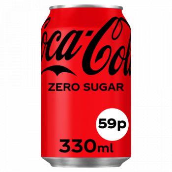 Coca-Cola Zero Sugar 330ml PM 59p