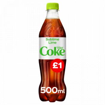 Diet Coke Sublime Lime 500ml Pm £1