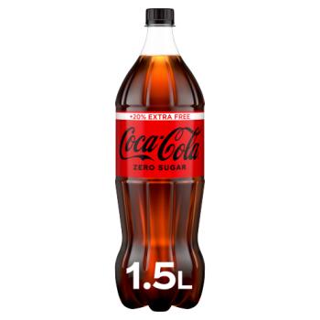 Coca-Cola Zero Sugar (1.25L + 20% Extra Free) 1.5L Bottle