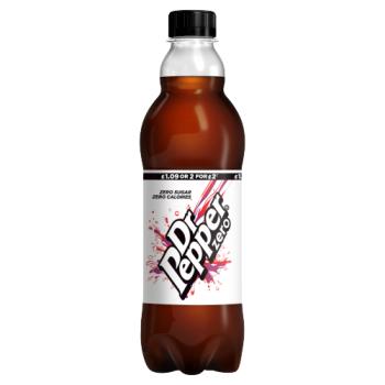 Dr Pepper Zero 500ml PMP £1.09 or 2 for £2