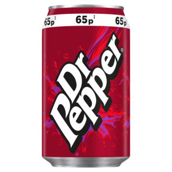 Dr Pepper 330ml Pmp 65p