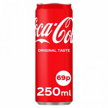 Coca-Cola Original Taste 250ml PM 69p