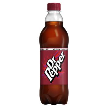 Dr Pepper 500ml PM £1.15 or 2 for £2.20