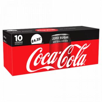 Coke Zero Â£4.35 10pk     330ml