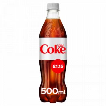 Diet Coke 500ml Pm £1.15