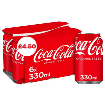 Coca-Cola Original Taste 6 x 330ml PM £4.50 
