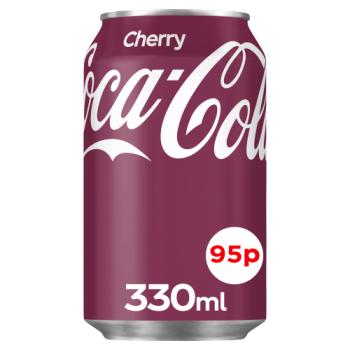 Coca-cola Cherry 330ml Pmp 95p