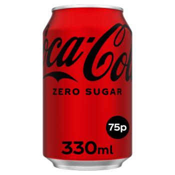 Coca-Cola Zero Sugar 330ml PM 75p