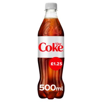 Diet Coke £1.25          500ml