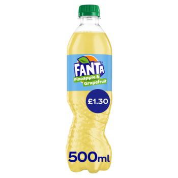 Fanta Grapefruit & Pineapple 500ml PM £1.30