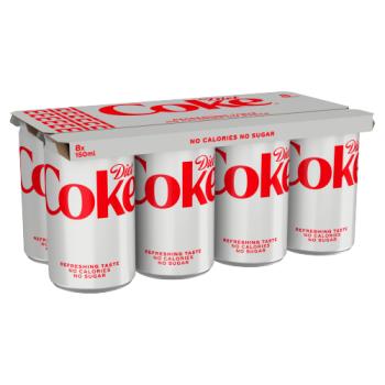 Diet Coke Mini 8 x 150ml